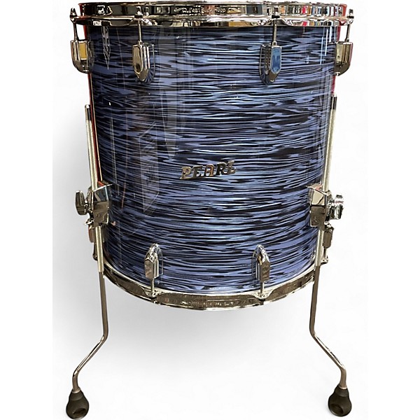 Used Pearl 3 Piece PRESIDENT SERIES Ocean Ripple Drum Kit