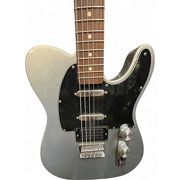 Used 2012 Fender Blacktop Baritone Telecaster Ghost Silver Solid Body Electric Guitar