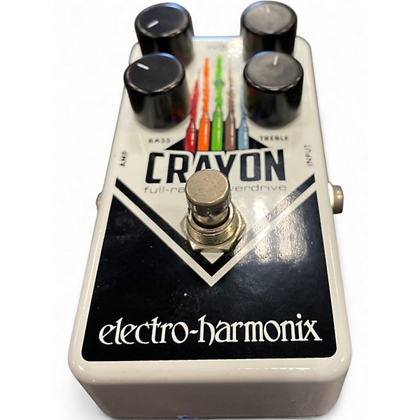 Used Electro-Harmonix Crayon Full Range Overdrive Effect Pedal