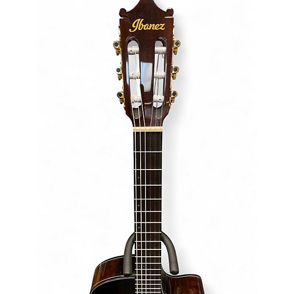 Used Ibanez GA35TCE-DVS Mahogany Classical Acoustic Electric Guitar