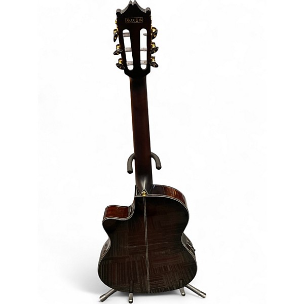 Used Ibanez GA35TCE-DVS Mahogany Classical Acoustic Electric Guitar