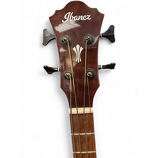 Used Ibanez aegb30e Natural Acoustic Bass Guitar