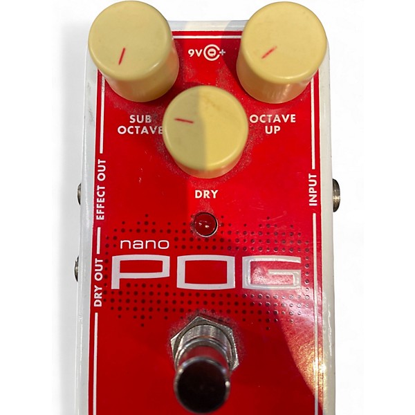 Used Electro-Harmonix Nano POG Polyphonic Octave Generator Effect Pedal