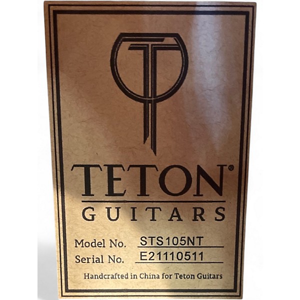 Used Teton STS105NT Natural Acoustic Guitar