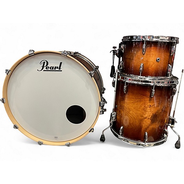 Used Pearl 3 Piece SESSION STUDIO SELECT GLOSS BARNWOOD BROWN Drum Kit