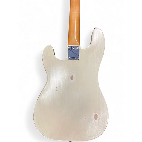 Used Fender Mike Dirnt Road Worn Precision Bass White road worn Electric Bass Guitar