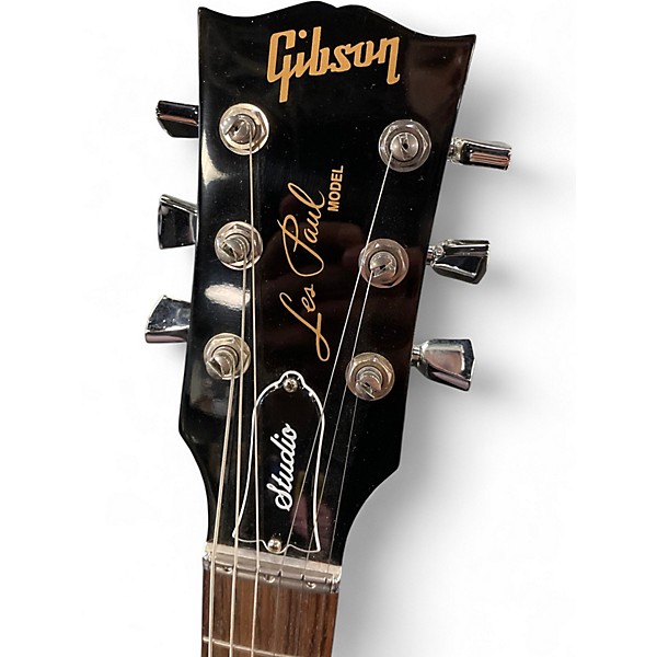 Used Gibson Les Paul Studio G-Force Ebony Solid Body Electric Guitar