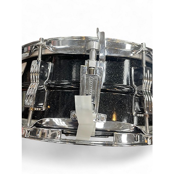 Used Ludwig 4.5X14 Acrolite Snare Black Galaxy Sparkle Drum