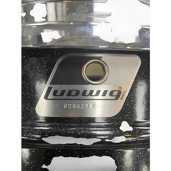 Used Ludwig 4.5X14 Acrolite Snare Black Galaxy Sparkle Drum