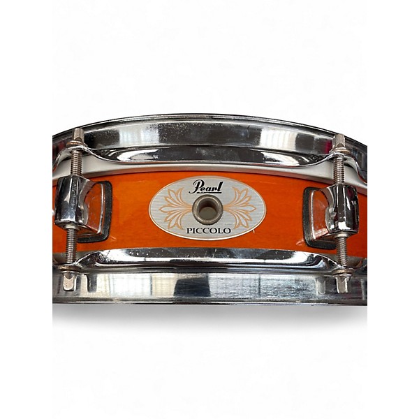 Used Pearl 13X3 Maple Piccolo Honey Amber Drum