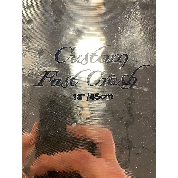 Used Zildjian 18in K Custom Fast Crash Cymbal