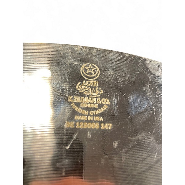 Used Zildjian 18in K Custom Fast Crash Cymbal