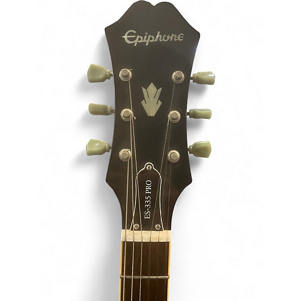 Used Epiphone ES335 Pro 3 Color Sunburst Hollow Body Electric Guitar