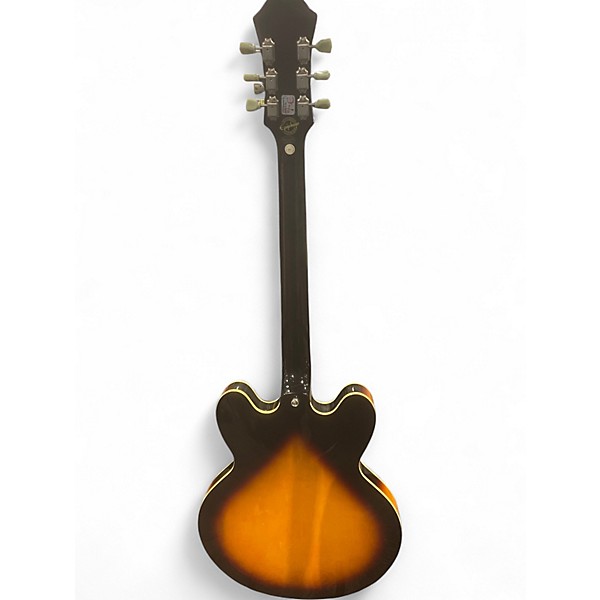 Used Epiphone ES335 Pro 3 Color Sunburst Hollow Body Electric Guitar