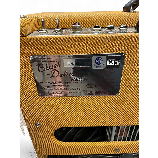 Used Fender Blues Deluxe Reissue 40W 1x12 Tweed Tube Guitar Combo Amp