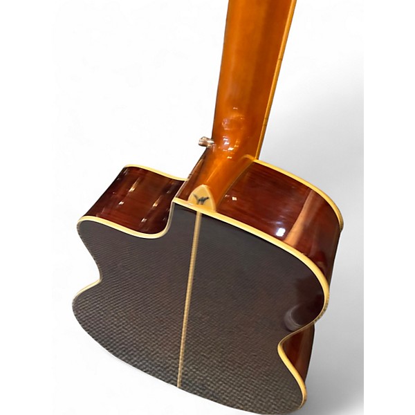 Used Washburn ag70cek Natural Acoustic Guitar