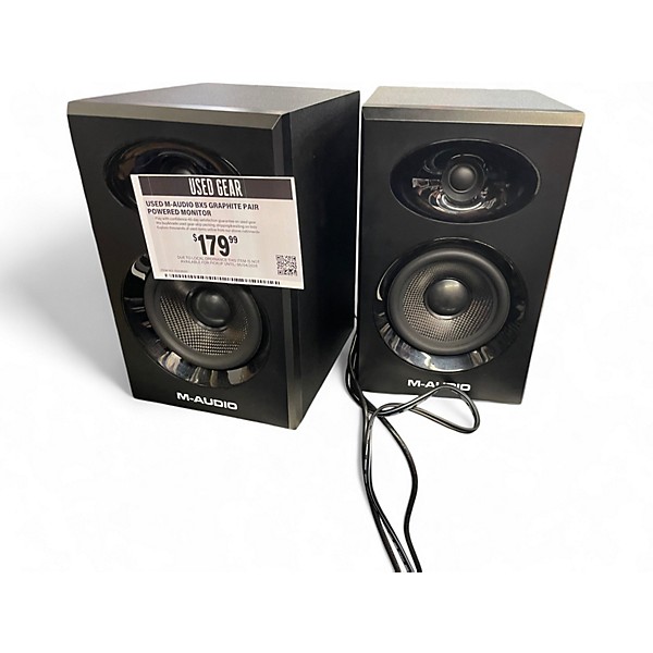 Used M-Audio BX5 Graphite Pair Powered Monitor