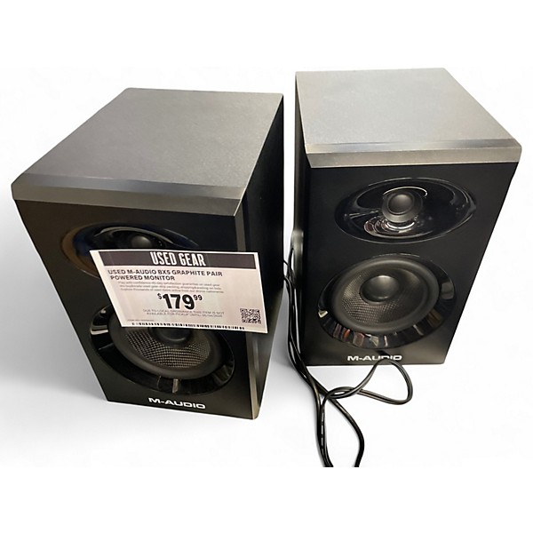 Used M-Audio BX5 Graphite Pair Powered Monitor