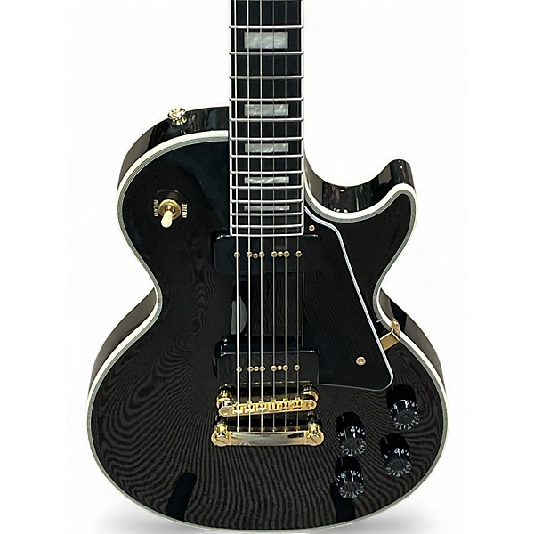 Used Epiphone Les Paul Custom Black Solid Body Electric Guitar
