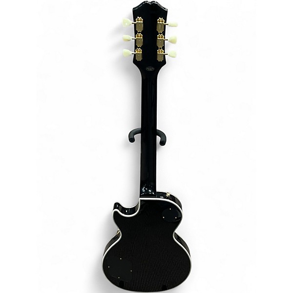 Used Epiphone Les Paul Custom Black Solid Body Electric Guitar