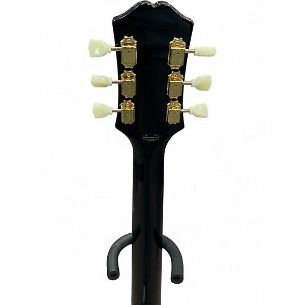 Used Epiphone Les Paul Custom Black Solid Body Electric Guitar