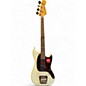 Used Squier Classic Vibe 60s Mustang Bass Olympic White Electric Bass Guitar thumbnail