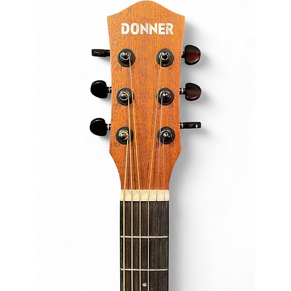 Used Donner dag-1c Natural Acoustic Guitar