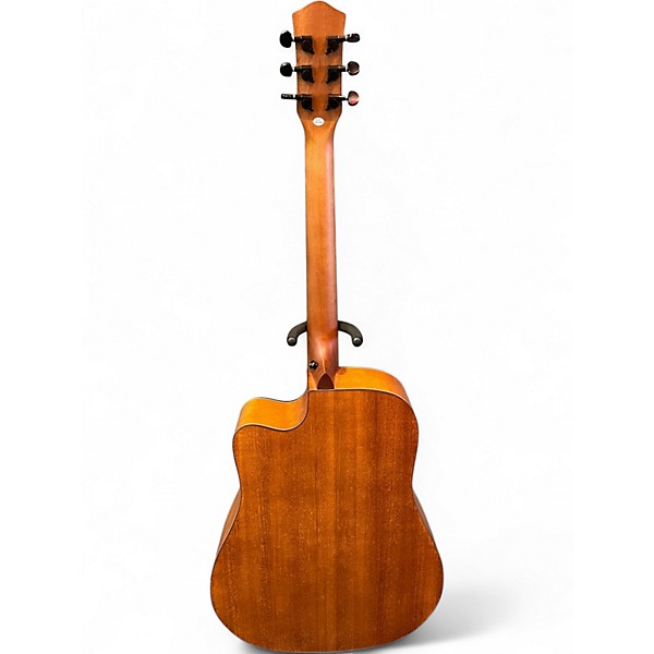 Used Donner dag-1c Natural Acoustic Guitar