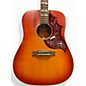 Used Epiphone Inspired by Gibson Hummingbird Cherry Sunburst Acoustic Electric Guitar