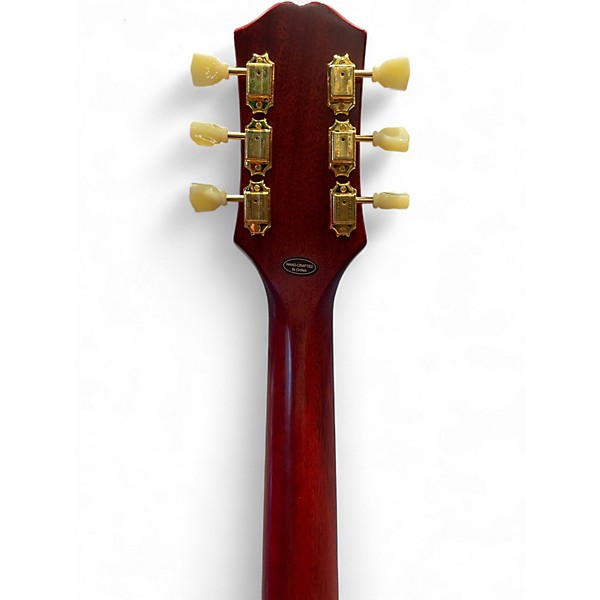 Used Epiphone Inspired by Gibson Hummingbird Cherry Sunburst Acoustic Electric Guitar