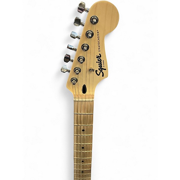 Used Squier SONIC STRATOCASTER Black Solid Body Electric Guitar