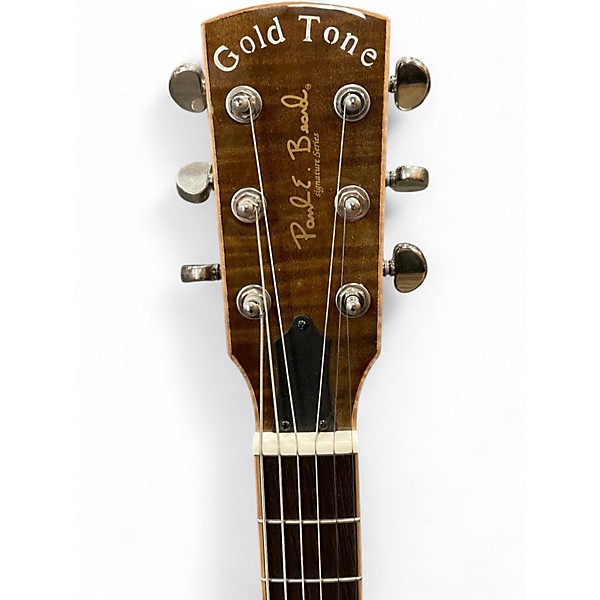 Used Gold Tone GRE PAUL BEARD  BRASS TOP RESONATOR BRUSHED CHROME Acoustic Guitar