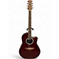 Used Ovation CC057 Red Acoustic Electric Guitar thumbnail