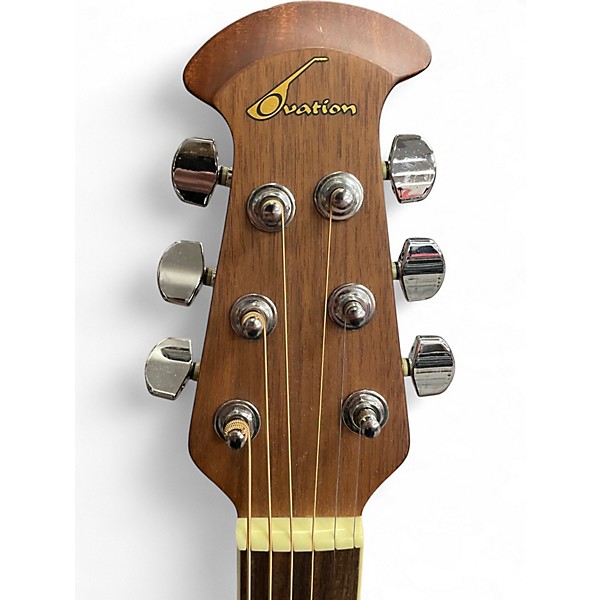 Used Ovation CC057 Red Acoustic Electric Guitar