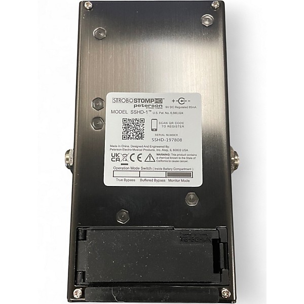Used Peterson Strobostomp HD Tuner Pedal
