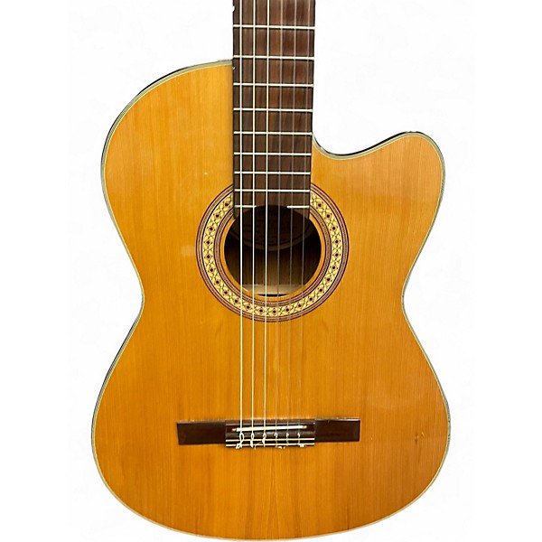 Used Vantage VSC-20 CE Vintage Natural Classical Acoustic Electric Guitar