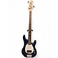 Used Sterling by Music Man SB14 Blue Pearl Electric Bass Guitar thumbnail