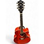 Used Gretsch Guitars G5022CE Rancher Jumbo Western Orange Acoustic Electric Guitar