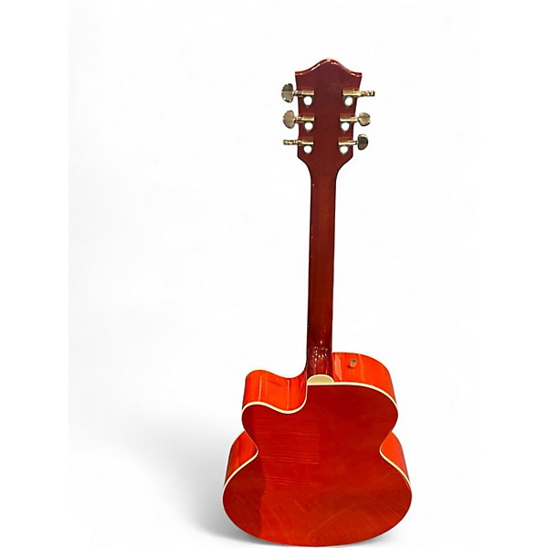 Used Gretsch Guitars G5022CE Rancher Jumbo Western Orange Acoustic Electric Guitar
