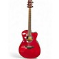 Used Yamaha FSC-TA TransAcoustic Concert Cutaway Ruby Red Acoustic Electric Guitar thumbnail