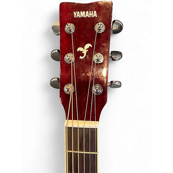 Used Yamaha FSC-TA TransAcoustic Concert Cutaway Ruby Red Acoustic Electric Guitar