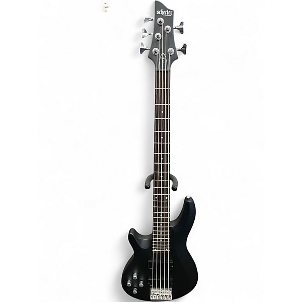 Used Schecter Guitar Research C5 Deluxe Satin Black Electric Bass Guitar