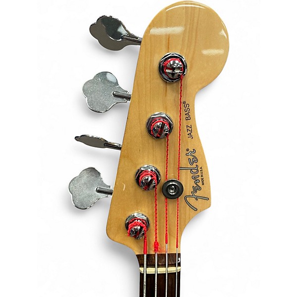 Used Fender American Standard Jazz Bass 3 Color Sunburst Electric Bass Guitar