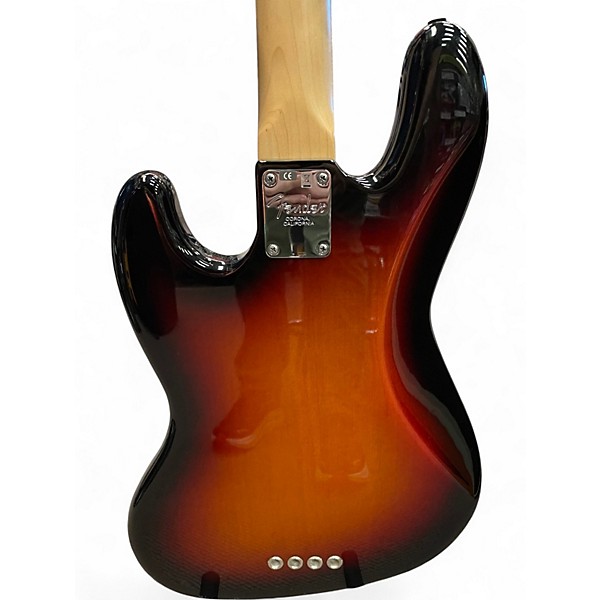 Used Fender American Standard Jazz Bass 3 Color Sunburst Electric Bass Guitar