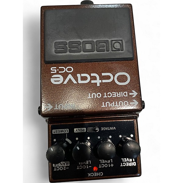 Used BOSS OC5 OCTAVE Effect Pedal