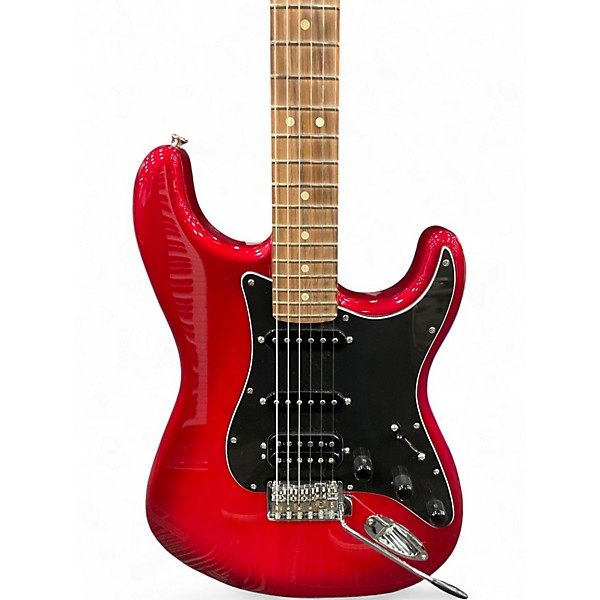 Used Fender Player Stratocaster Crimson Red Trans Solid Body Electric Guitar