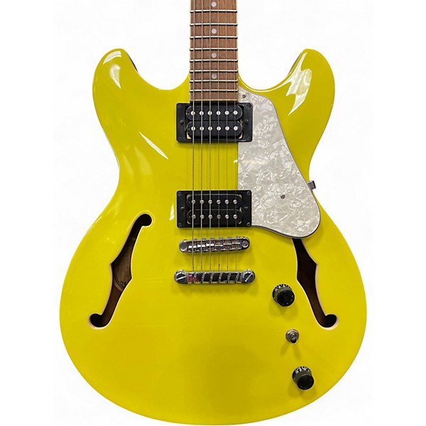 Used Ibanez AS63 LEMON YELLOW Hollow Body Electric Guitar