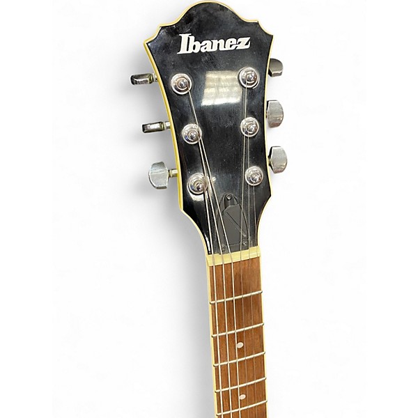 Used Ibanez AS63 LEMON YELLOW Hollow Body Electric Guitar