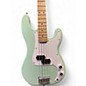 Used Squier Precision Bass Surf Green Electric Bass Guitar