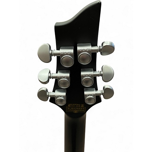 Used Schecter Guitar Research Damien Platinum 6 Black Solid Body Electric Guitar